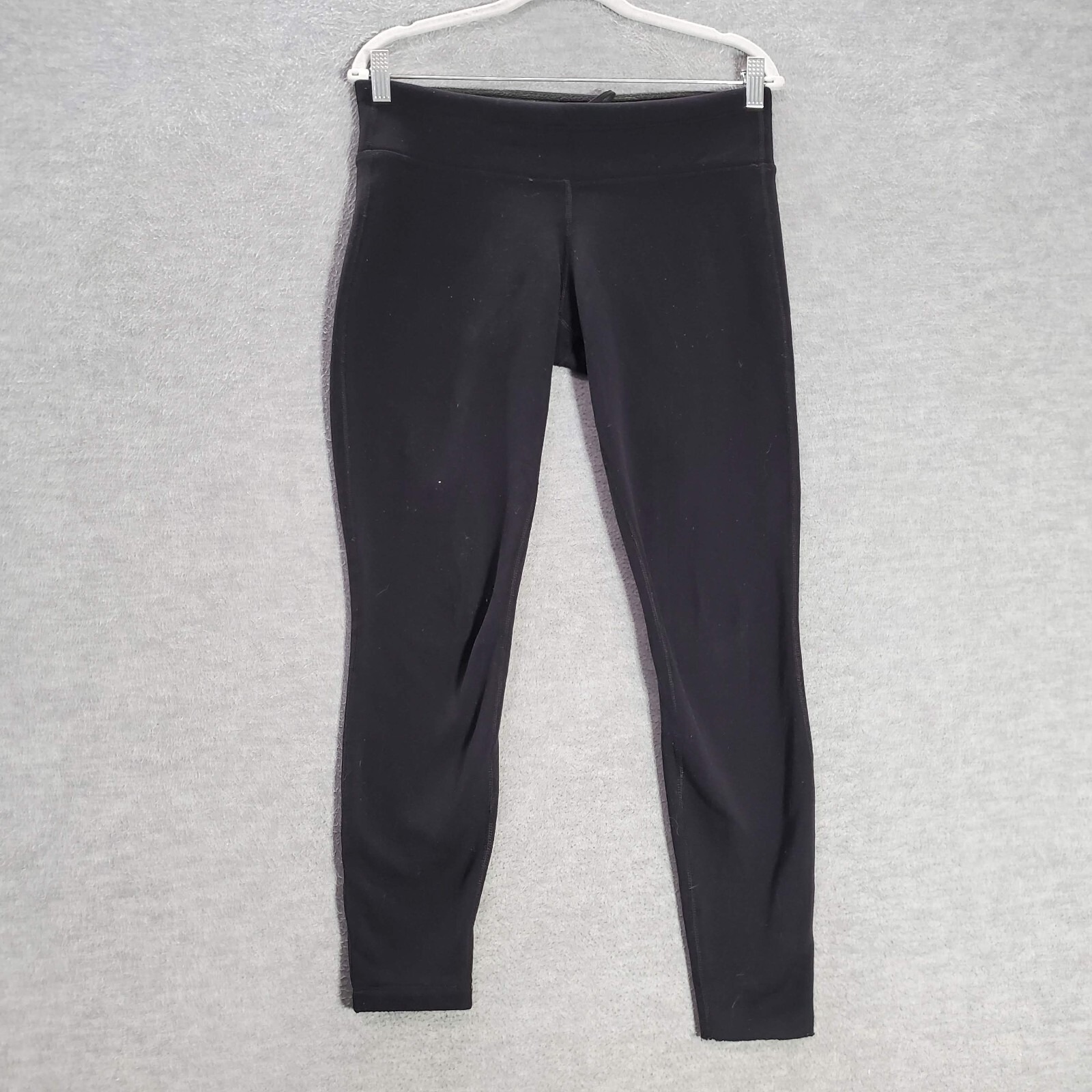 Athleta Women Activewear Pants Small Black Leggings Mid Rise 27 In Inseam